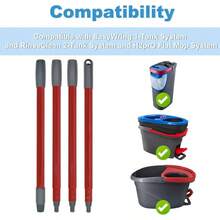 Mop Handle Ocedar, Mop Handle O Cedar, Spin Mop Handle O Cedar, 4 Section 30 To 58 Mop Handles Ocedar Spin Mop H2pro Flat Mop, Mop Stick Mop Pole Handle Ocedar Mop