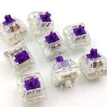 Pro Purple Switches For Mechanical Keyboard,3-Pin/Light Tactile/Pre Lubed/RGB/LED Switches(Pro Purple,36Pcs) - Màu tím - Xem 8