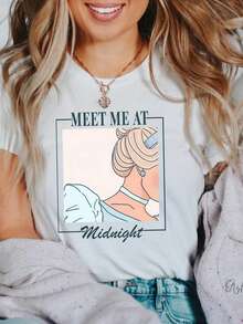 Eras Taylor T-Shirt, Concert Sweatshirt, Shirt, Artist, Music, Fan Shirt For Tay Concert, Princess M - 白色 - 查看 1