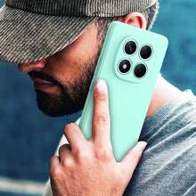 适用于 Redmi Note 14 Pro 13 Pro 12 11 10 9 的硅胶液态保护壳，触感柔软顺滑；适用于 12 Lite 11 Lite 的硅胶防震超薄保护壳；适用于 Galaxy A16 A56 A06 A36 A26 的液态手机壳；适用于 Galaxy A15 A55 A14 A54 S25 Ultra S24 Ultra S23 Ultra S22 Plus S21 FE S25 FE 的防摔手机壳；兼容 Apple 17.16、15.14、13.12、12.11 系列手机壳，国际版，非国内版。 - 淡青色 - 查看 6
