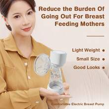 1pc Electric Breast Pump, ABS Material, Large Capacity, 210ml Electric Breast Pump