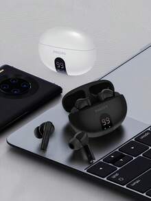 PHILIPS TAT3559 无线耳机，具备自适应降噪、蓝牙 5.4、20 小时续航、IPX4 级防水防汗、AI 麦克风、快速充电功能，适用于运动、健身、跑步、锻炼、办公等多种场合，轻巧舒适。 - 白色 - 查看 4