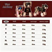 Autumn/Winter Schnauzer Teddy Poodle Faux Fur Vest, Maillard Warm Sleeveless Pet Clothes - Multicolor - View 3
