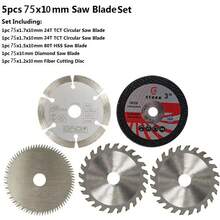 Mini Small Saw Blades Multi-Functional Set, Ultra-Thin Woodworking, Grinding, Cutting Metal, Stone, Tile, 3 Inch Accessories