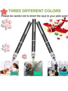 1 支/3 支紫色/LED 激光笔 - 方便，适合送礼、家居、演示、教学、猫玩具、客厅、卧室、生日礼物