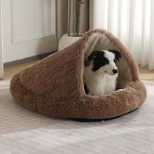 1pc New Warm Dog Bed Mat For Indoor Use In Autumn/Winter, Waterproof Lining, Memory Foam Filling, Soft & Comfortable, Removable Bottom For Pet Bed - Multicolor - View 43