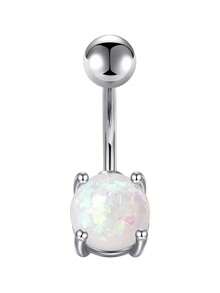 CIZME Belly Rings Short Bar Belly Button Rings Short Belly Button Ring Stainless Steel Belly Rings For Women 6mm Belly Button Rings Navel Rings Belly Button Piercing Jewelry 6mm, 1/4 Inch Short Belly Button Rings 14G 6mm Stainless Steel Short Belly Navel Button Rings For Women Men - Silver - View 49