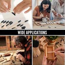 10/20 Sanding Sticks, Double-Ended Sanding Strips, Matchstick-Thin Polishing Rods Ideal For Sanding Plastic Models, Wooden Hobby Items, And More. Precision Detailing And Versatile Use. Suitable For Plastic Modelers And Woodworking Enthusiasts. Woodworking Tools, Hobbyist Tools, Model Sanding, Compact Design, High-Precision Tools, High-Quality Abrasives, Reclaimed Wood, Detail Sanders, Multi-Purpose Sandpaper, Crafters, Carpenters. - Multicolor - View 7