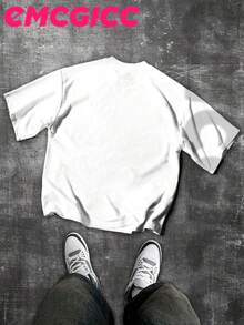 EMCGICC Jesus Shirt,CALL ON JESUS,Y2k,Graphic Shirt Men's Summer Short Sleeved Pure Cotton Comfortable And Breathable Casual Outdoor Street Round Neck T-Shirt, A High-Quality Fashion Brand, A Surprise Gift For Family And Friends.Graphic Tees Men,God Shirts - trắng - Xem 5