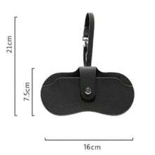 Portable & Stylish Eyeglass Case: Fits Sunglasses/Myopia Glasses, Equipped With Eyeglass Clip & Scratch-Resistant Cover, Compact For On-The-Go Storage-Blending Fashion With Practicality