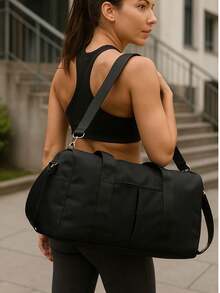 Bolsa grande de yoga y gimnasio con compartimento para zapatos, separación de seco y húmedo, impermeable, multifuncional, adecuada para gimnasio, viajes y ocio - Multicolor - Ver 1