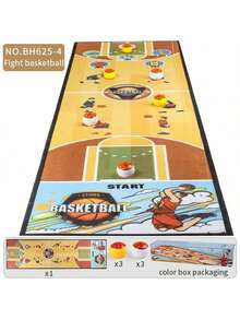 Juego de batalla interior para niños, alfombra de juego, juguetes deportivos para 2 jugadores. Juguetes de golf, fútbol, bolos, curling. Interacción entre padres e hijos. Algunos accesorios pequeños de color aleatorio. Regalo para niños y niñas, vuelta al colegio