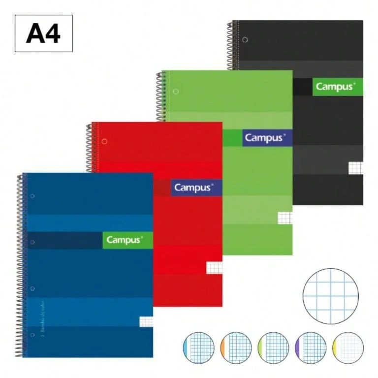 campus Quaderni - 160 fogli 70g griglia 5 mm - Visualizzare 1
