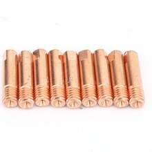24 Piezas Piezas de Antorcha de Soldadura Punta de Soporte de Punta de Boquilla de Gas Cuello de Cisne para Antorcha de Soldadura MB15 15AK MIG - Multicolor - Ver 8