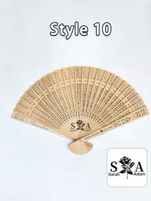 Personalized Wedding Fan Favors/Wedding Folding Fans/Wedding Ceremony Fans/Rustic Favor Hand Fan/Ceremony Favor For Guest/Custom Party Fans, Wedding Fans With Tassel Wedding Favors For Guests Bridal Sandalwood Fan Summer Party Favor Folding Hand Fan Fans For Outdoor Wedding