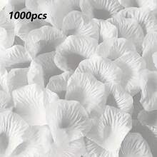 5000片浪漫风格无纺布仿真玫瑰花瓣，人造玫瑰花瓣，浪漫手工散落花朵，适用于求婚派对、情人节装饰、婚礼装饰、房间装饰、周年纪念装饰、母亲节装饰、毕业主题派对装饰、家居装饰、场景装饰