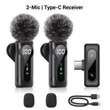 Mini Professional Wireless Lavalier Microphone, Compatible With IPhone, IPad, Android Devices | Smart Noise Cancellation, Status Display, Magnetic Rotatable Clip, Long Battery Life | Suitable For Video Recording, Vlogging, Teaching, Interviews, Podcasts, Etc. - Black - View 11