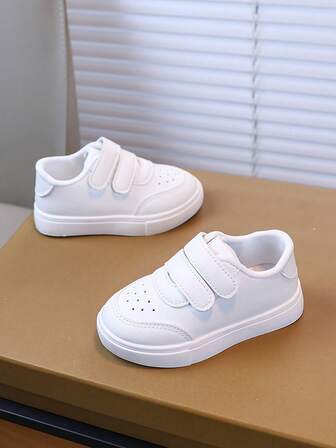 1 Pair Children's Autumn New Sports Shoes, Girls' Soft Bottom Non-Slip Versatile Solid Color Flat Shoes