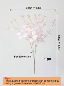 1 cây nhân tạo, cành lá nhân tạo bằng nhựa hiện đại dùng để trang trí nhà cửa, ngày lễ tình nhân, quà tặng - Hồng - Xem 9