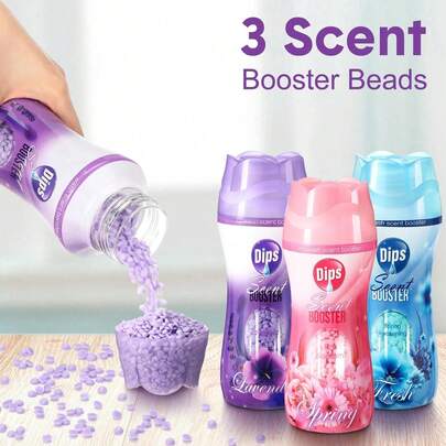 3bottles Laundry Perfume Fragrant Beads Clothing Protective Booster Essential Gentle On Clothes Home Essential Booster Scent Convenient Eliminates Body Odor/Sweat Odor Fights Sweat & Body Odor Perfume For For Home Party Date Travel Going Out Gathering Festival Christmas