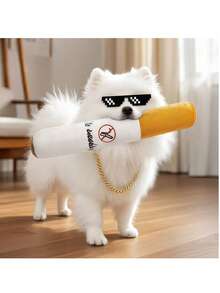 Cigarette Dog Toy, Squeaky Dog Toy, Fun Novelty, Squeaky Cigar, Interactive Cigarettes, Simulation Chewing Pet For Small, Medium, Large,Pet Supplies