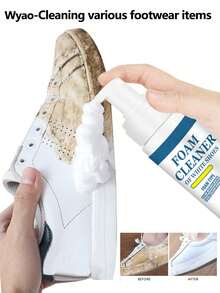 JUE FISH 4/3/1件装运动鞋清洁泡沫，适用于温和清洁白色鞋子，去除泛黄的边缘和污渍，无需水洗，可作为圣诞礼物赠送亲朋好友，也适用于学生鞋袜清洁（无需水洗），适合情人节、返校季等场合。（新旧款式随机发货）