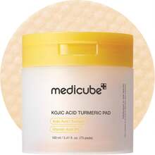Medicube Kojic Acid Turmeric Clarifying Toner Pad For Troubled Skin & Use After Spot Care | Soothing & Calming With Kojic Acid, Turmeric, Niacinamide, And Glycolic Acid | Korean Skin Care, 70 Pads - 薑黃墊 - 70 片(1 包) - 查看 4