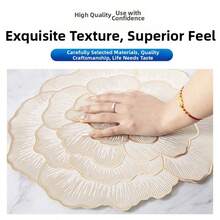 قابلة للغسيل، سهلة التنظيف، قابلة للمسح، بتصميم زهري مانع للانزلاق، مناسبة للأعياد والأعراس وديكور طاولة الطعام