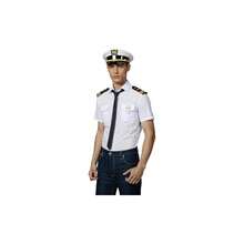 Yacht Captain Sailor Costume Men, 7PCS Cruise Accessories With Captain Hat Nautical Theme Party Halloween - Cực lớn - Xem 6