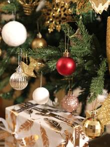 Hộp 36 quả bóng Giáng sinh nhân tạo, đồ trang trí cây thông Noel, thích hợp cho các buổi tụ họp lễ hội, tiệc Giáng sinh, vòng hoa, cây thông để bàn, đồ trang trí tiệc sinh nhật, đồ trang trí trung tâm mua sắm, địa điểm tổ chức đám cưới, lễ đón tiếp, sự kiện tốt nghiệp. Nhiều màu sắc, kích thước 1,57 inch - Nhiều màu - Xem 12