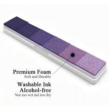 Ink Pad Stamps Color, 36 Colors Finger Ink Pad Finger-Print Drawing, Small Rubber Stamp - 1 - View 3