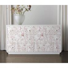 Pink Peel And Stick Wallpaper Floral Wall Paper Modern Boho Contact Paper Bedroom Removable Self Adhesive Wallpaper Bathroom Living Room Papel Tapiz Para Pared 17.3*78. U201D - 17.3 英吋 x 78.7 英吋 + 粉紅色和白色 - 查看 8