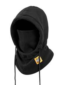 1 Stück warme und windabweisende Wintermütze für Damen und Herren, Outdoor Fleece Mütze, windabweisende Kopfbedeckung für Mountainbike-Fahren, Motorrad Gesichtsmaske Mütze, integrierter kälteresistenter Schal für Motorradfahren - perfektes Outdoor-Geschenk