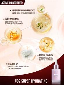 Misslyn 彩妆 POWERLAB-保湿丰盈精华液、肽快速丰盈精华液、细微闪光液、丝滑乳液保湿滋养、轻盈质地、保湿滋润紧致、深层补水、柔滑肌肤 - #02 - 查看 7