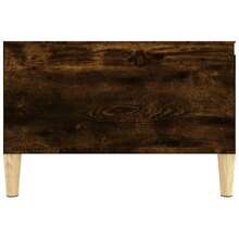 Coffee Table Smoked Oak 55x55x36.5 Cm Engineered Wood - Brown - View 9