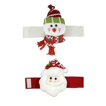 Christmas Curtain Tiebacks Cute Plush Santa Snowman Curtain Holdbacks For Living Room Decoration