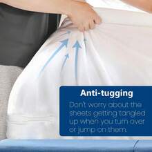 NetHong 4Pcs Bed Sheet Fixing Clip Invisible Bed Cover Fastener Quilt Sheet Straps Holder Clip Non-Slip Fixing Device Bedsheet Clips - White - View 7