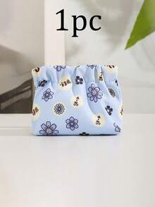 1 pièce Pochette hygiénique réutilisable et portable, sac de rangement multifonctionnel pour serviettes hygiéniques, cosmétiques, mouchoirs, clés, convient pour la maison, la chambre, les sacs, les valises, les voyages, la rentrée scolaire, le dortoir