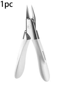 1 pieza Cortaúñas biselado - Herramienta podológica para uñas gruesas/encarnadas, diseño angulado tipo pico de águila y filo duradero (Spa/Regalo) - Negro - Ver 8