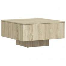 Coffee Table Sonoma Oak 60x60x31.5 Cm Engineered Wood - Brown - View 9