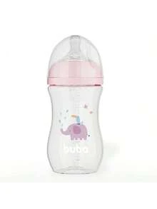 Mamadeira Easy Flow Mamadeira Anticólica Bico de Silicone Ultrasoft 120ml-270ml-330ml Buba | Elefante Rosa - Rosa Bebê - Visão 8