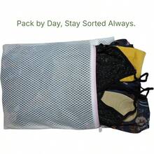 Mesh Laundry Bags Delicates U2013 3 - Pack 12u2033*16u2033 With Color - Coded Zippers U2013 Honeycomb Mesh, Locking Zipper, Washer Dryer  Bras, Socks, Travel Clothes