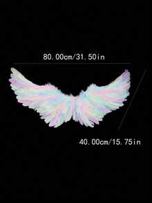 1pc Angel Devil Feather Wings Personalized Costume Prop, Suitable For Holidays, Performances, Cosplay, Halloween