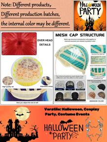 Peluca larga y recta de colores del arcoíris, peluca sintética de colores para el orgullo LGBTQ+ para mujeres y hombres, peluca de anime multicolor resistente al calor sin pegamento, peluca de fibra natural con flequillo para disfraces, fiestas, Navidad, cumpleaños, Día de Acción de Gracias, festivales de música, mascaradas, convenciones de cómics, decoraciones, de aspecto natural y esponjoso, ideal para principiantes - Multicolor - Ver 10