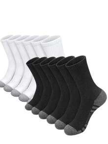 60pcs/50pcs Comfortable Sports Tennis Socks For Men, Suitable For Outdoor And Casual Wear, All Season, White Antibacterial Odor-Resistant Moisture-Wicking Athletic Socks, Thick And Comfortable For Daily Wear, Unisex Casual Socks, Cute Socks, Girls Socks, Autumn/Winter & Spring/Autumn, Mesh Details, Channeling Design, Moisture-Wicking, Soft And Smooth, Suitable For Holidays, Sports, Casual, Business And Daily Wear, Can Be Worn Year-Round, 40pcs/30pcs/24pcs/20pcs/16pcs/12pcs/10pcs/8pcs/6pcs/4pcs/2pcs - 彩色 - 查看 38