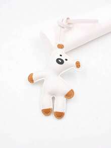 1 pezzo Portachiavi, decorazione personalizzata da appendere, accessorio in pelle, regalo di Natale, Ringraziamento, stile Y2K, accessorio a tema animale per chiavi, zaini e portafogli