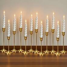 WAXJJDW Candlesticks 6/18-Piece Set For Tapered Candles, Decorative Candlesticks Bulk Candle Stick Holders Tapered Candlesticks Suitable For Table Centerpieces Wedding Dinner Anniversary Home Decoration - Nhiều màu - Xem 5