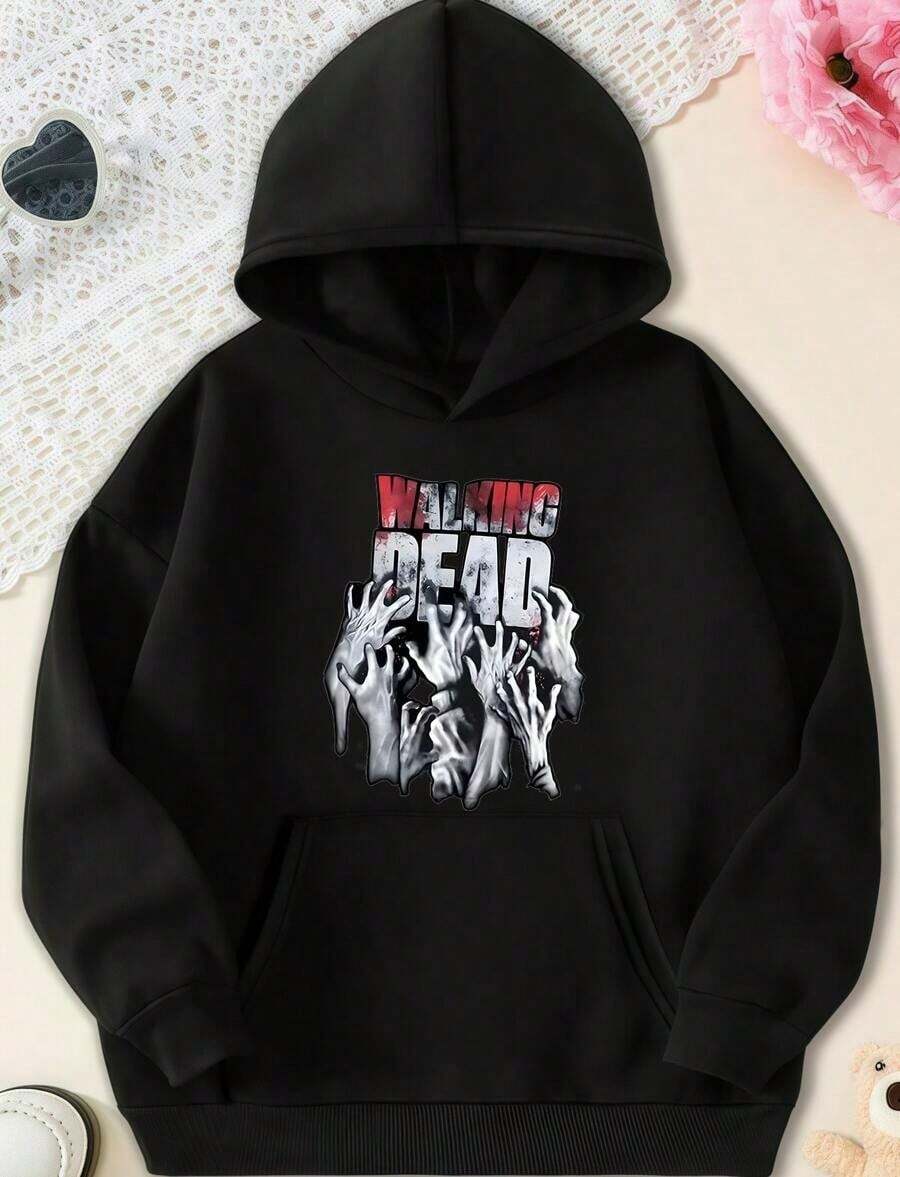 2026Hoodie Uicideboy Collage:Grunge Printed Rap Hoodie,Gift For HalloweenLoose And Comfortable-Celebraciones Navideñas - 黑色 15 - View 1