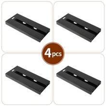 Under Cabinet Wine Glass Rack –4PCS Black Stemware Holder With Strong Adhesive For Kitchen And Bar Use - Black - View 5