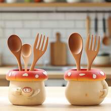 Vaso da fiori a forma di fungo paffuto e carino, vaso per piante grasse colorato e unico con drenaggio, vaso da fiori a forma di corpo piccolo arcobaleno adatto per piante da interno, regali divertenti e non convenzionali per il giardinaggio di piante grasse, può essere utilizzato anche per i tavoli dei ristoranti.